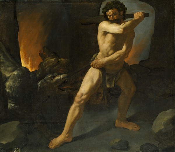 Hercules fighting Cerberus by Francisco de Zurbaran